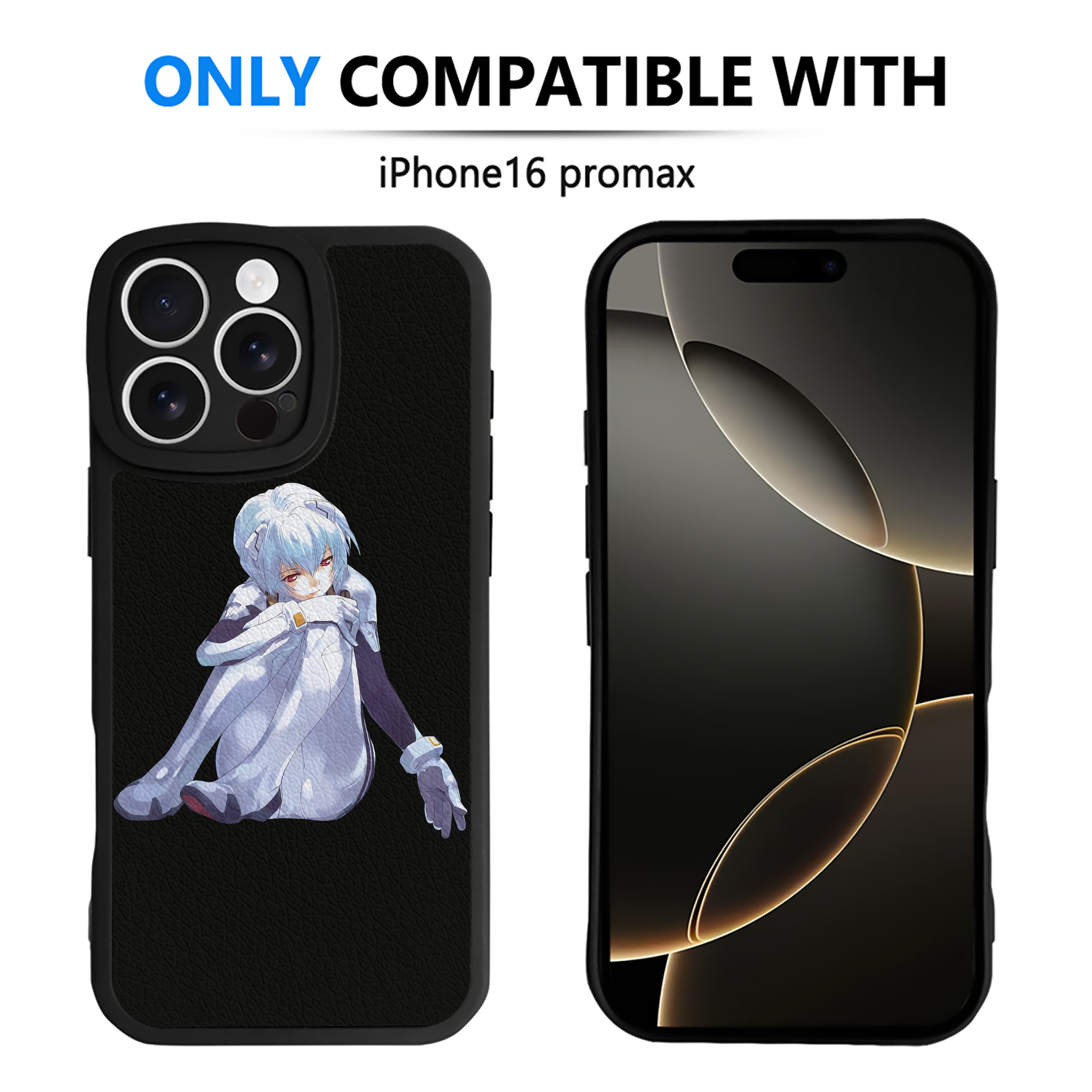 （画像用） EVA 新世紀エヴァンゲリオン 【iPhone 16シリーズ対応】シリコンスマホケース（レザー調） 材質：シリコン